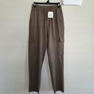 Sandro Mens Wool Blend New Alpha Cargo Trousers Size 30 NWT $445 Olive Green